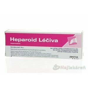 Heparoid Léčiva ung.der.1 x 30 g, Akcia vyobraziť