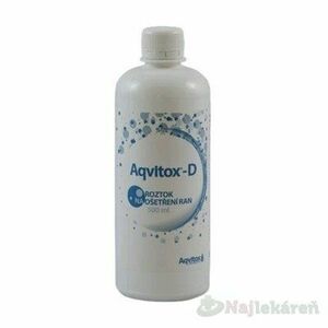 Aqvitox-D prostriedok na ošetrenie rán, roztok 1x500 ml vyobraziť