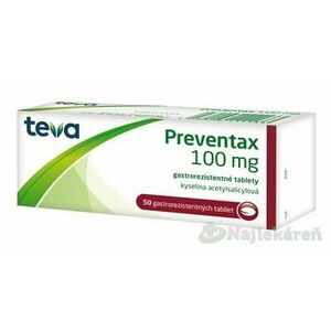 Preventax 100 mg 5x10 tabliet vyobraziť