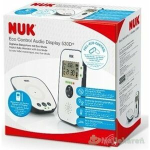 Nuk Eco Control Audio Display 530D+ Baby monitor digitálny pestúnka 1x1 set, Doprava zadarmo vyobraziť