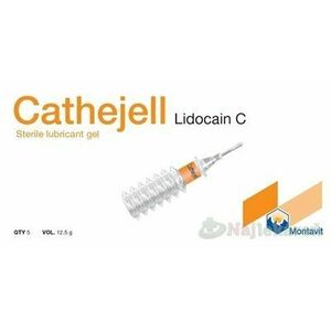 CATHEJELL LIDOCAIN C gel urt lidokaínová instilácia 12, 5 g vyobraziť