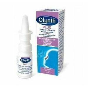 OLYNTH PLUS 0, 5 mg/50 mg/ml na liečbu nádchy 10 ml vyobraziť