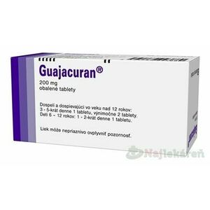 Guajacuran 200 mg 50 tbl vyobraziť