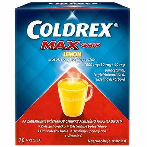 Coldrex Maxgrip Lemon plo.por.1x10 vreciek vyobraziť