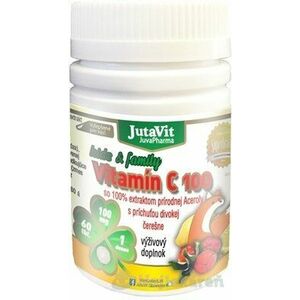 JutaVit Vitamín C 100 mg kids & family, 60 ks vyobraziť