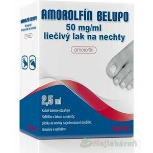 AMOROLFÍN BELUPO 50 mg/ml liečivý lak na nechty vyobraziť
