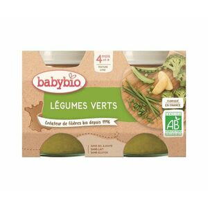 BABYBIO Príkrm zelená zelenina (2x 130 g) vyobraziť
