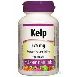 Webber Naturals Kelp 575 mg 100 tbl, Akcia vyobraziť