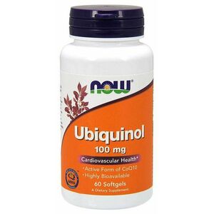 Ubiquinol 100 mg - NOW foods, 60cps vyobraziť