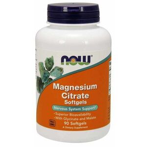 Magnézium citrát Softgelové kapsuly - NOW Foods, 90cps vyobraziť
