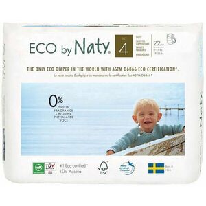 ECO BY NATY 4 Pants, 22 ks (8-15 kg) - kalhotkové plienky vyobraziť