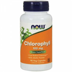 Chlorofyl 100 mg - NOW Foods, 90cps vyobraziť