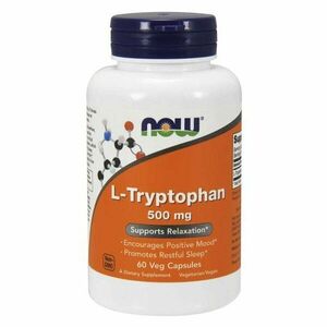 L-Tryptofán 500 mg - NOW foods, 60cps vyobraziť
