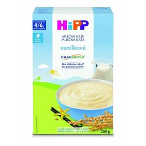 HiPP Kaša mliečna prvá PRAEBIOTIK® pre dojčatá vanilková od uk. 4.-6. mesiaca, 250 g vyobraziť