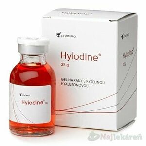 Hyiodine gél na rany s kyselinou hyalurónovou, 22 g vyobraziť