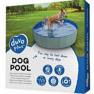 Bazén DUVO+ pre psy, modrý, priemer 120x30cm vyobraziť