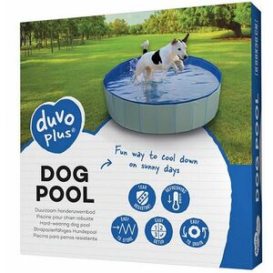 Bazén DUVO+ pre psy, modrý, priemer 80x30cm vyobraziť