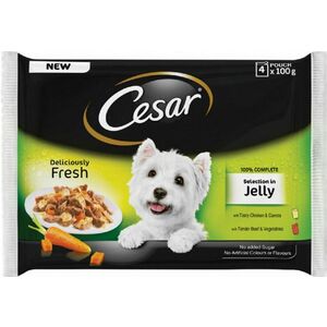 CESAR dog Selection mix v želé kapsičky pre psy 400g vyobraziť