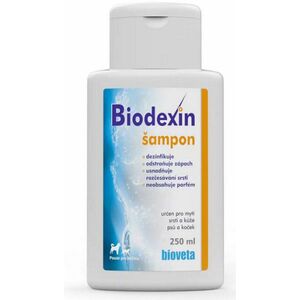 Biodexin šampón s chlorhexidínom pre psy a mačky 250ml vyobraziť