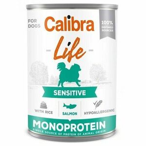 Calibra dog Adult Life sensitive Salmon & Rice konzerva pre psy 6x400g vyobraziť