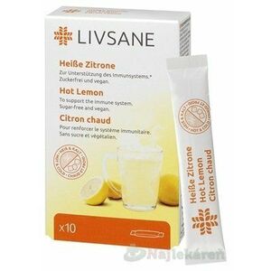 Livsane horúci citrónový nápoj 10 vreciek, Akcia vyobraziť