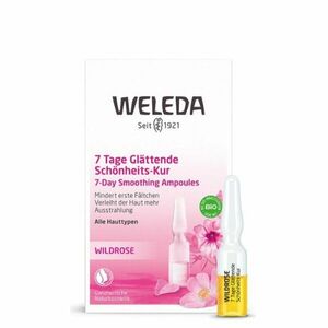Ružový pleťový olej v ampulkách 7-dňová vyhladzujúca kúra WELEDA 7x0, 8ml vyobraziť