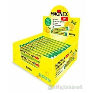 MAGNEX 375 mg + vitamín B6, šumivé tablety, 18x20 ks vyobraziť