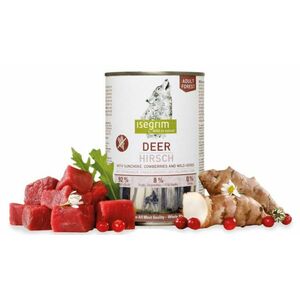 ISEGRIM dog Adult Deer with Sunchoke, Cowberries & Wild Herbs konzervy pre psy 6x800g vyobraziť
