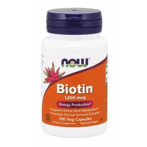 Biotín 1000 mcg - NOW Foods vyobraziť