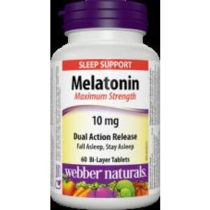 Webber Naturals Melatonín 10 mg 60 tabliet, Akcia vyobraziť