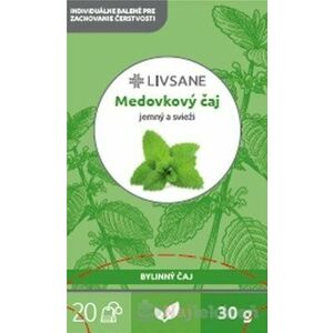 LIVSANE Medovkový čaj bylinný, individuálne balené vrecká 20x1, 5 g vyobraziť