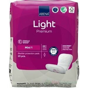 ABENA Light Premium Mini 1, absorpčné vložky, 20ks vyobraziť