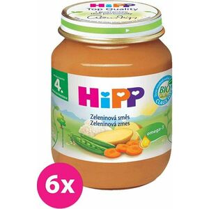 6x HiPP BIO zeleninová směs (125 g) - zeleninový příkrm vyobraziť