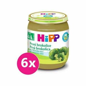 6x HiPP BIO Prvá brokolica (125 g) - zeleninový príkrm vyobraziť