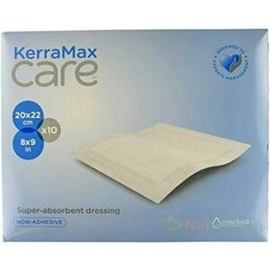 KerraMax Care krytie na rany, superabsorpčné, neadhezívne, 20x22cm, 10 ks vyobraziť