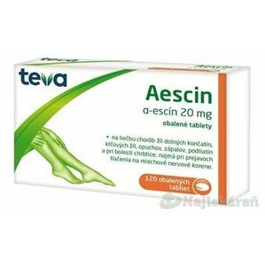 AESCIN Teva 20 mg - 120 ks vyobraziť