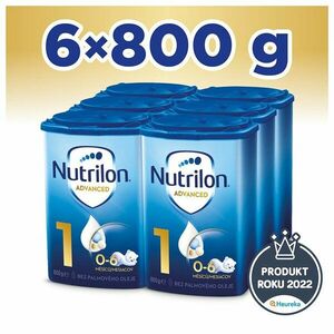 6x NUTRILON 1 Počiatočné dojčenské mlieko 800 g, 0+ vyobraziť