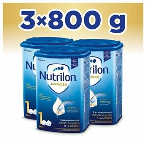 3x NUTRILON 1 Počiatočné dojčenské mlieko 800 g, 0+ vyobraziť