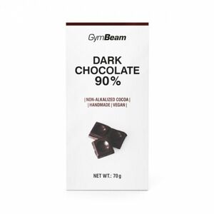 Horká čokoláda 90% - GymBeam 6 x 70 g vyobraziť