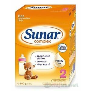 Sunar Complex 2 dojčenské mlieko vyobraziť