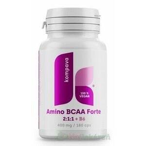 Kompava Amino BCAA Forte + B6, 180 cps vyobraziť