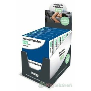Melatonin Vitabalans 3 mg DISPLEJ12x30 tabliet vyobraziť