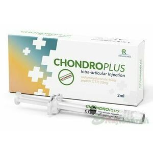 CHONDROPLUS intraartikulárna injekcia, s 2 % HA a 1 % syntetického peptidu 2 ml vyobraziť