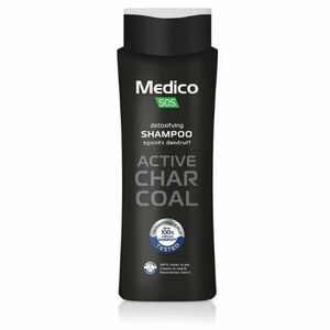 Detoxikačný šampón proti lupinám s aktívnym uhlím Medico SOS 390ml vyobraziť