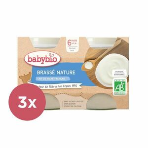 3x BABYBIO Brassé z francúzskeho mlieka natur 2x 130 g vyobraziť