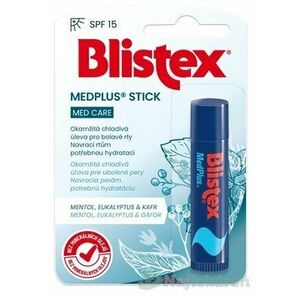 Blistex MEDPLUS STICK SPF 15 balzam na pery, tyčinka 4, 25 g vyobraziť