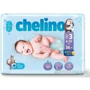 CHELINO T3 detské plienky (4-10 kg) s dermo ochranou 36 ks vyobraziť