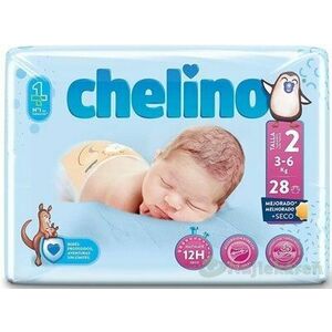 CHELINO T2 detské plienky (3-6 kg) s dermo ochranou 28 ks vyobraziť