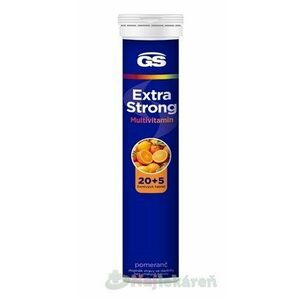 GS Extra Strong Multivitamin šumivé tablety príchuť pomaranč 20+5 (25 ks) vyobraziť