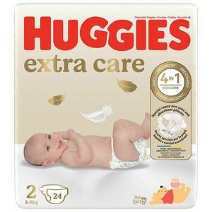 HUGGIES® Plienky jednorázové Extra Care 2 (3-6 kg) 24 ks vyobraziť